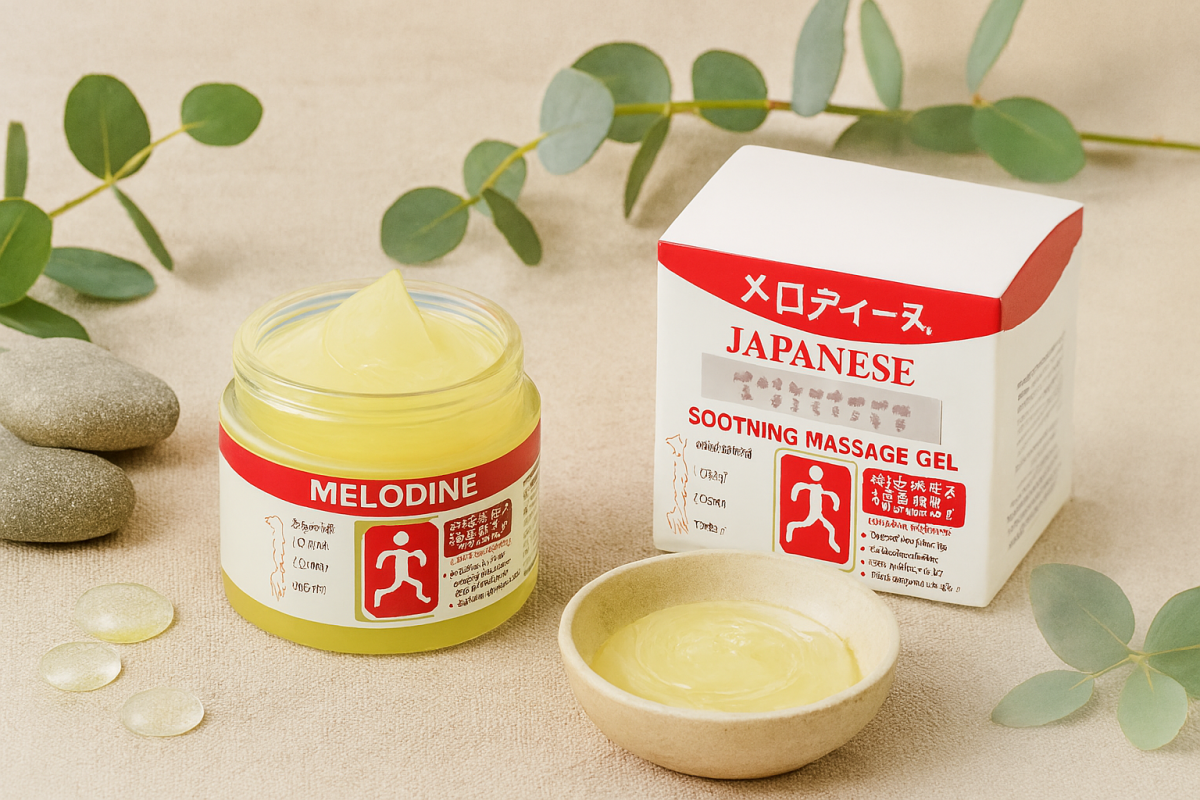 MELODINE Japanese Soothing Massage Gel – Muscle & Joint Pain Relief Cream For Shoulder, Neck, Back & Knee – Fast-Absorbing Herbal Formula View Gallery - Pakistan