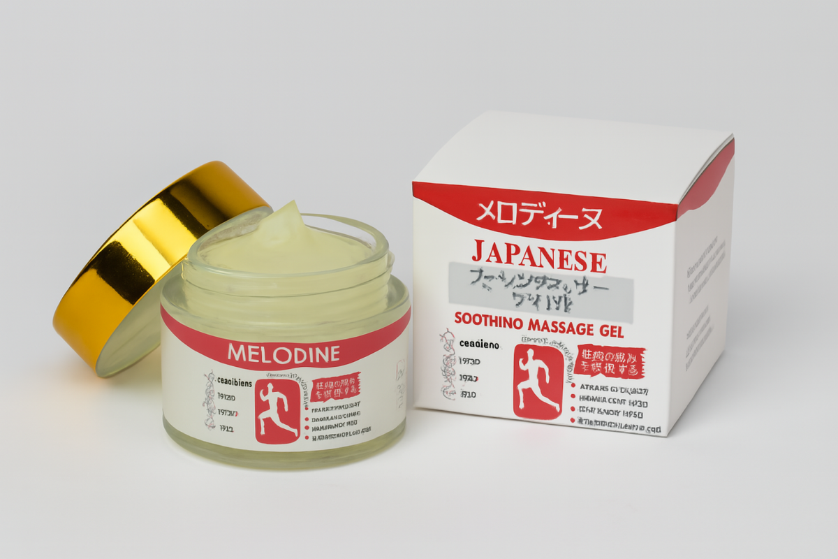MELODINE Japanese Soothing Massage Gel – Muscle & Joint Pain Relief Cream For Shoulder, Neck, Back & Knee – Fast-Absorbing Herbal Formula View Gallery - Pakistan