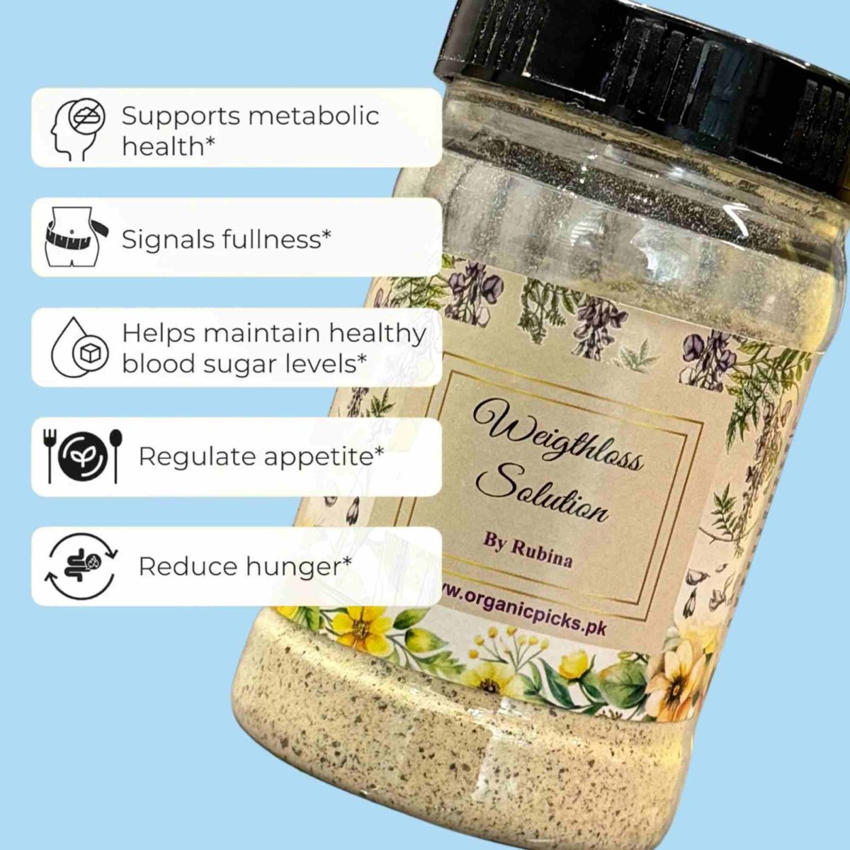 Dr. Rubina Weight Loss Solution | Herbal Slimming, Digestion & Energy Support Formula View Gallery - Pakistan