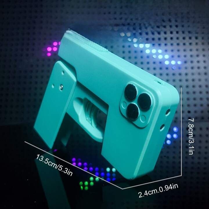 Creative Folding iPhone Toy Water Gun – Manual Shooting, Long-Range, Fun Decompression Water Blaster Toy for Kids & Adults View Gallery - Pakistan