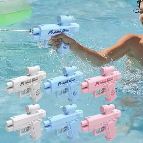 Funny Double-Sided Reverse Water Gun – Mini Tactical Prank Sprayer Toy for Kids & Adults | Summer Pool & Beach Water Fight Blaster (Random Color) View Gallery - Pakistan