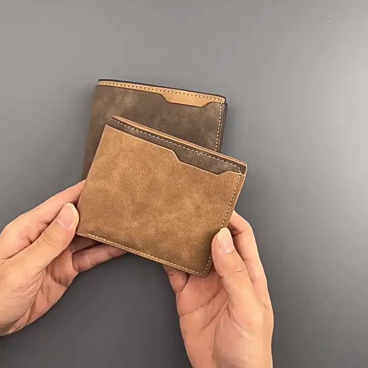 Men’s Leather Wallet with Card Holder, Money Clip & Coin Pocket – Slim Bifold Design for Daily Use, Premium Quality Wallet for Men View Gallery - Pakistan
