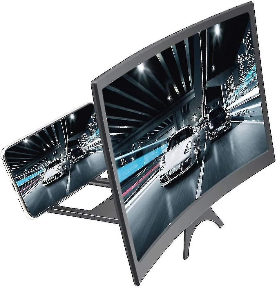 12-Inch Mobile Screen Magnifier – HD Phone Display Amplifier for Movies &amp; Gaming