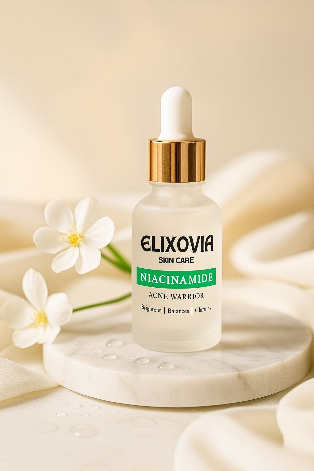 Elixovia Niacinamide Plus Acne Warrior Serum – Brighten, Balance & Clarify (30ml) View Gallery - Pakistan