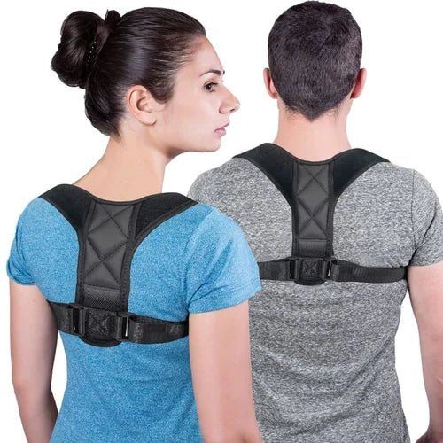 Body Posture Corrector Belt Adjustable Shoulder And Back Support Brace For Men And Women | Relieves Pain, Aligns Spine, And Improves Posture View Gallery - Pakistan