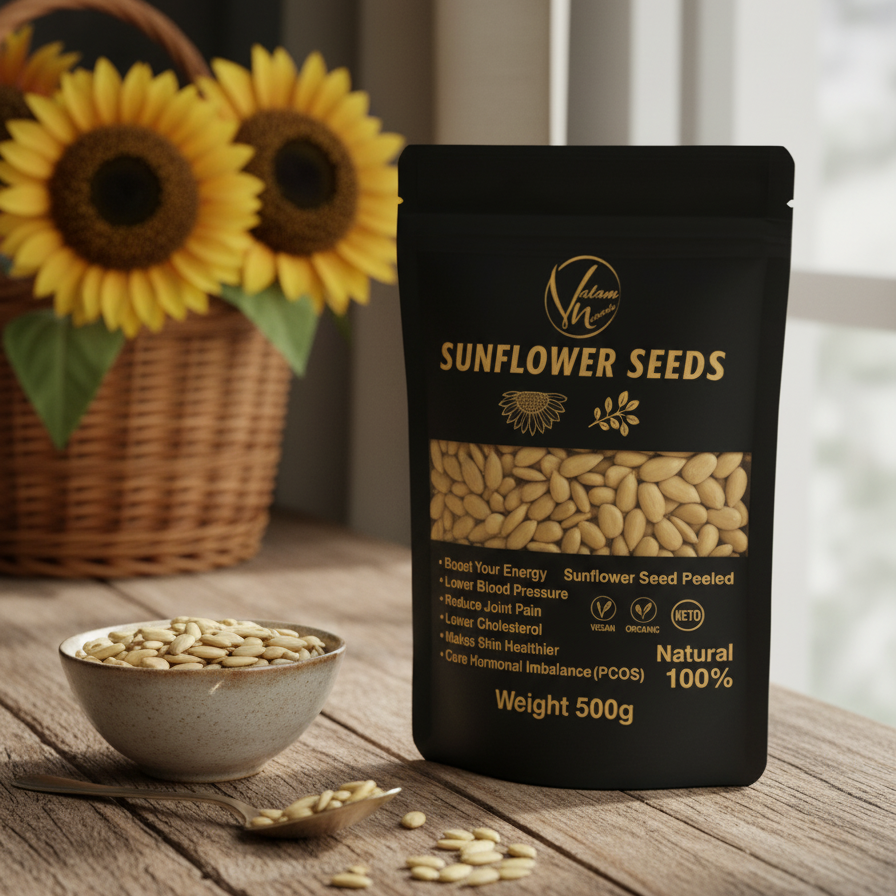 Sunflower Seeds Without Shell | 100% Natural Peeled Seeds | Rich In Protein, Fiber, And Healthy Fats For Snacking, Baking, And Cooking View Gallery - Pakistan