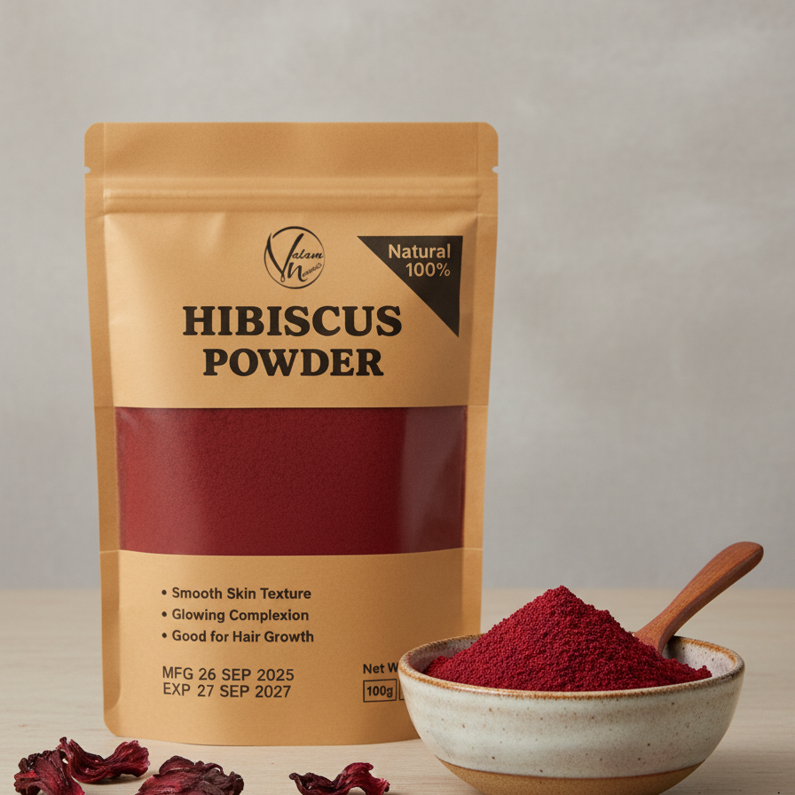 Hibiscus Flower Powder 100% Pure And Natural | Organic Herbal Powder For Skin Glow, Hair Growth, Detox And Anti-Aging Care View Gallery - Pakistan