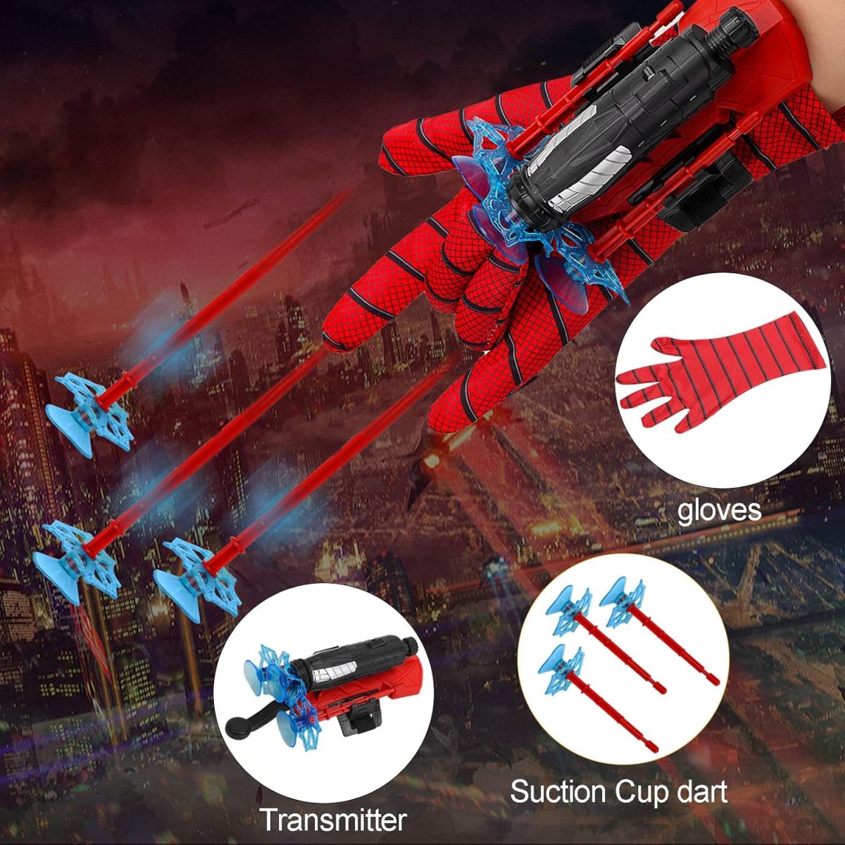 Spider-Man Wrist Shooter ,Transmitter Set For Kids - Multicolour View Gallery - Pakistan