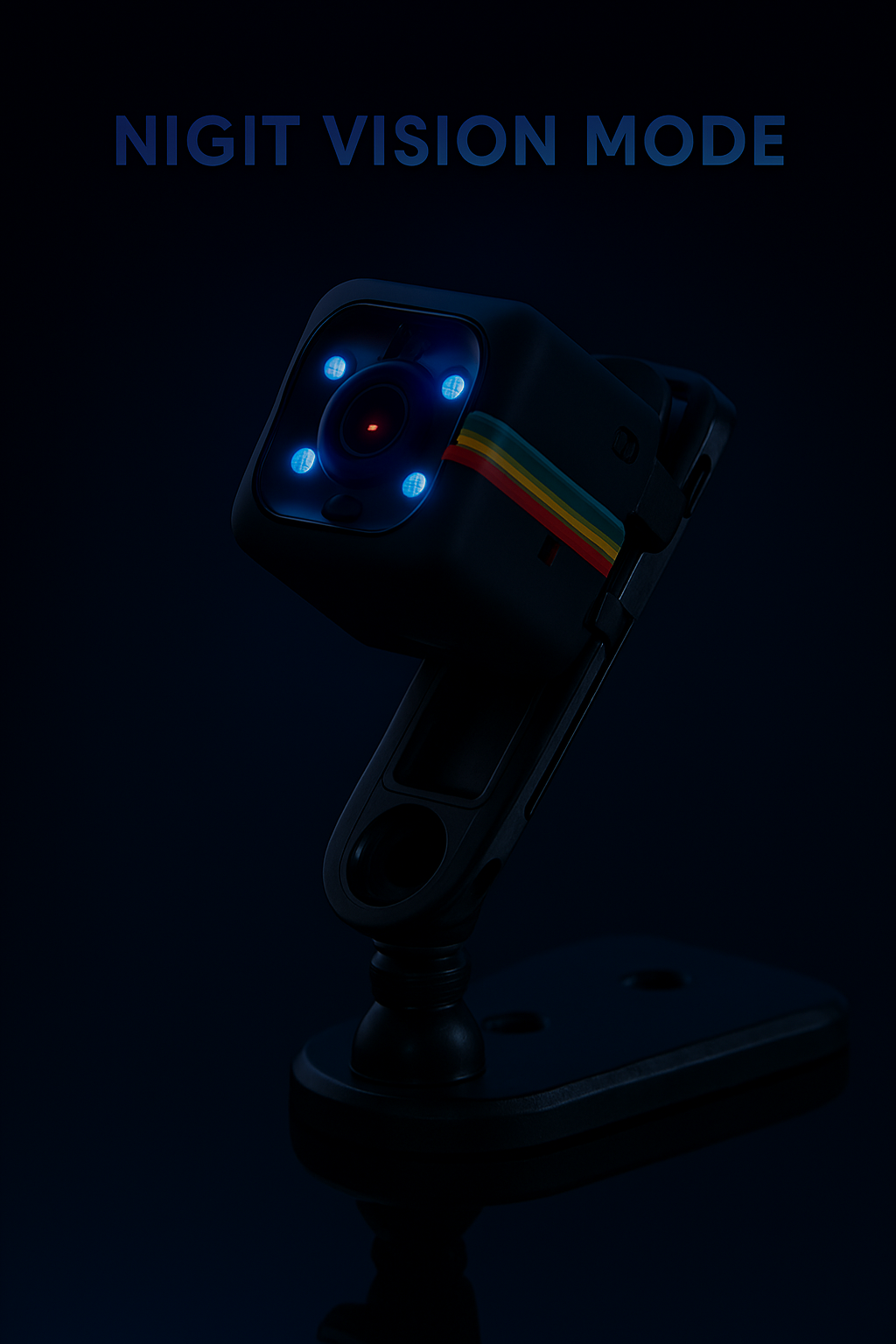 SQ10 Mini Hidden Camera with Night Vision – HD Recording, Motion Detection & Adjustable Holding Stand View Gallery - Pakistan