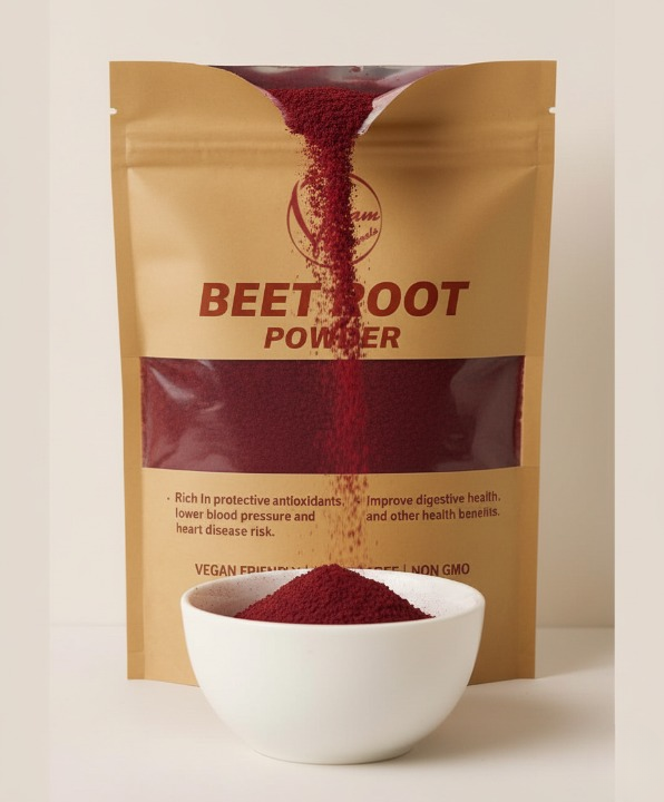 Natural Beetroot Powder 100g | For Glowing Skin, Pink Lips, Healthy Hair & Daily Nutrition | Pure And Organic Drink Mix Superfood View Gallery - Pakistan