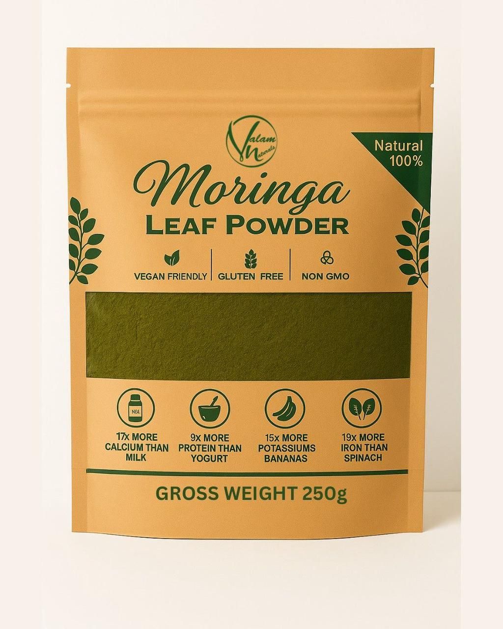 Organic Moringa Leaf Powder | Natural Superfood For Weight Loss, Immunity Boost, Energy Support & Height Growth | Refined Herbal Supplement - Online Shopping in Pakistan - BUNDLIV