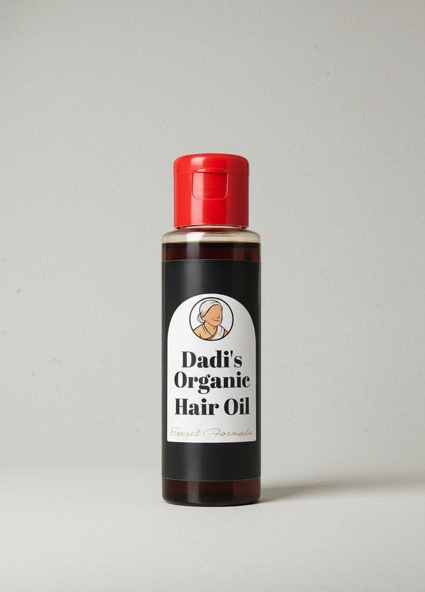 Dadi’s Organic Hair Oil: The Ayurvedic Secret for Ultimate Hair Health. This Cold-Pressed, Herbal Elixir is Best for Combating Hair Fall 100ml View Gallery - Pakistan