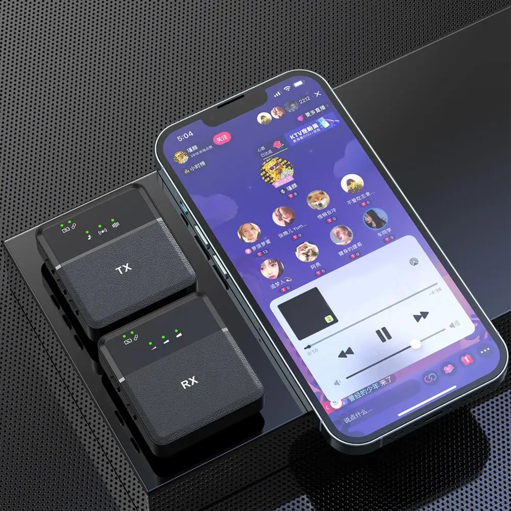 SX9 Wireless Microphone For Android, PC, Laptop, Tablet & Camera | 360° Noise Reduction HD Dual Mic | Long Battery Life Vlog & Live Recording Mic View Gallery - Pakistan