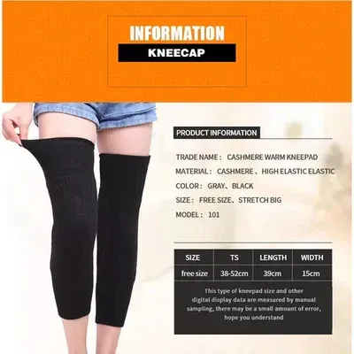 1 Pair Knee Warmer | Winter Warm Thermal Knee Warmers | Knee Protector (Random Color) View Gallery - Pakistan