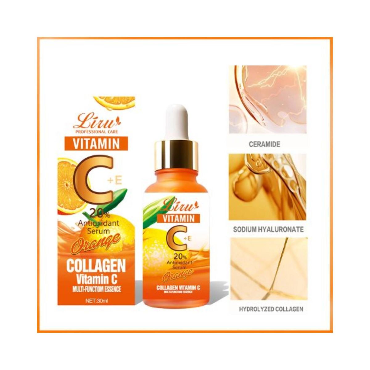 Liru Professional Care Vitamin C+E Antioxidant Serum 30 ML View Gallery - Pakistan