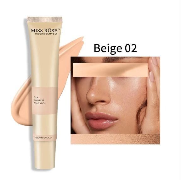Miss Rose 3 PC Regular Deal Silk Foundation Concealer & Blender View Gallery - Pakistan