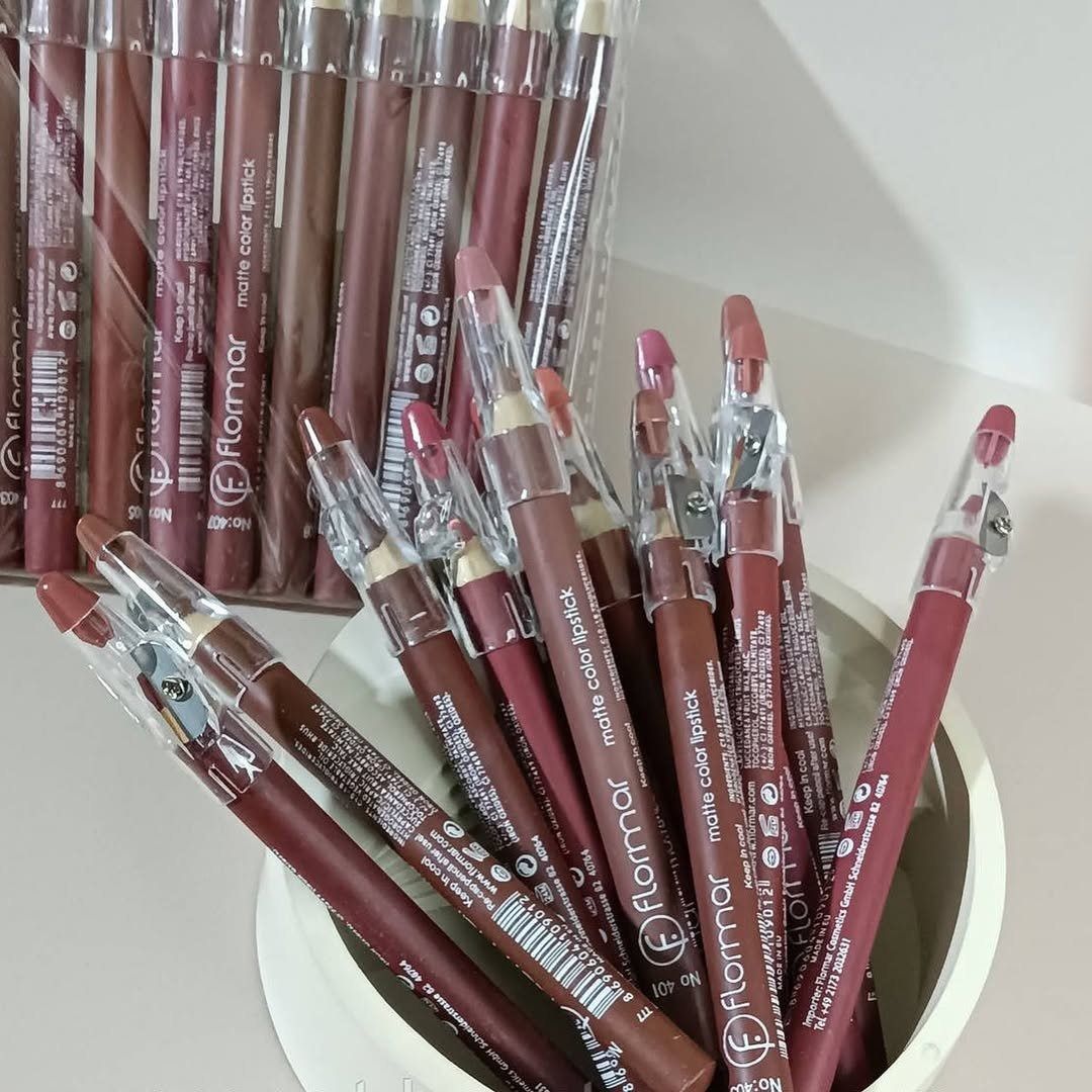 Flormar Waterproof Lip Pencil Set Of 12 – Long Lasting, High Quality Lip Liners In Assorted Shades View Gallery - Pakistan