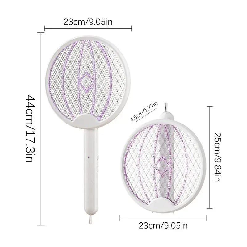 Foldable Mosquito Killer Trap | Electric Rechargeable Bug Zapper Racket For Indoor And Outdoor Mosquito And Insect Control (Random Color) View Gallery - Pakistan