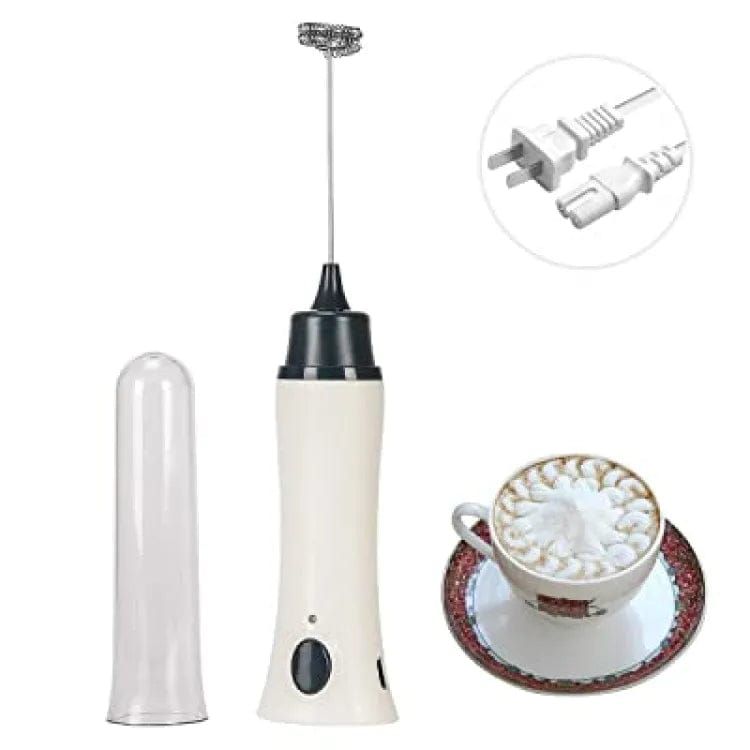 Rechargeable Electric Coffee Frother & Milk Beater – Handheld Foam Maker with Stainless Steel Whisk, USB Charging, and Powerful Motor View Gallery - Pakistan