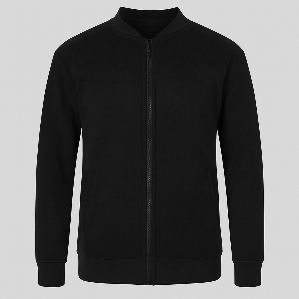 Premium Zipper Jacket For Men | French Fleece Fabric | Smart Look, Comfortable Wear, Easy Wash View Gallery - Pakistan