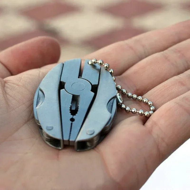 Stainless Steel Outdoor Portable Multitool Plier Knife Key Chain Screwdriver Mini Multi Tools With Leather Pouch For Camping, Hiking, And Everyday Use View Gallery - Pakistan
