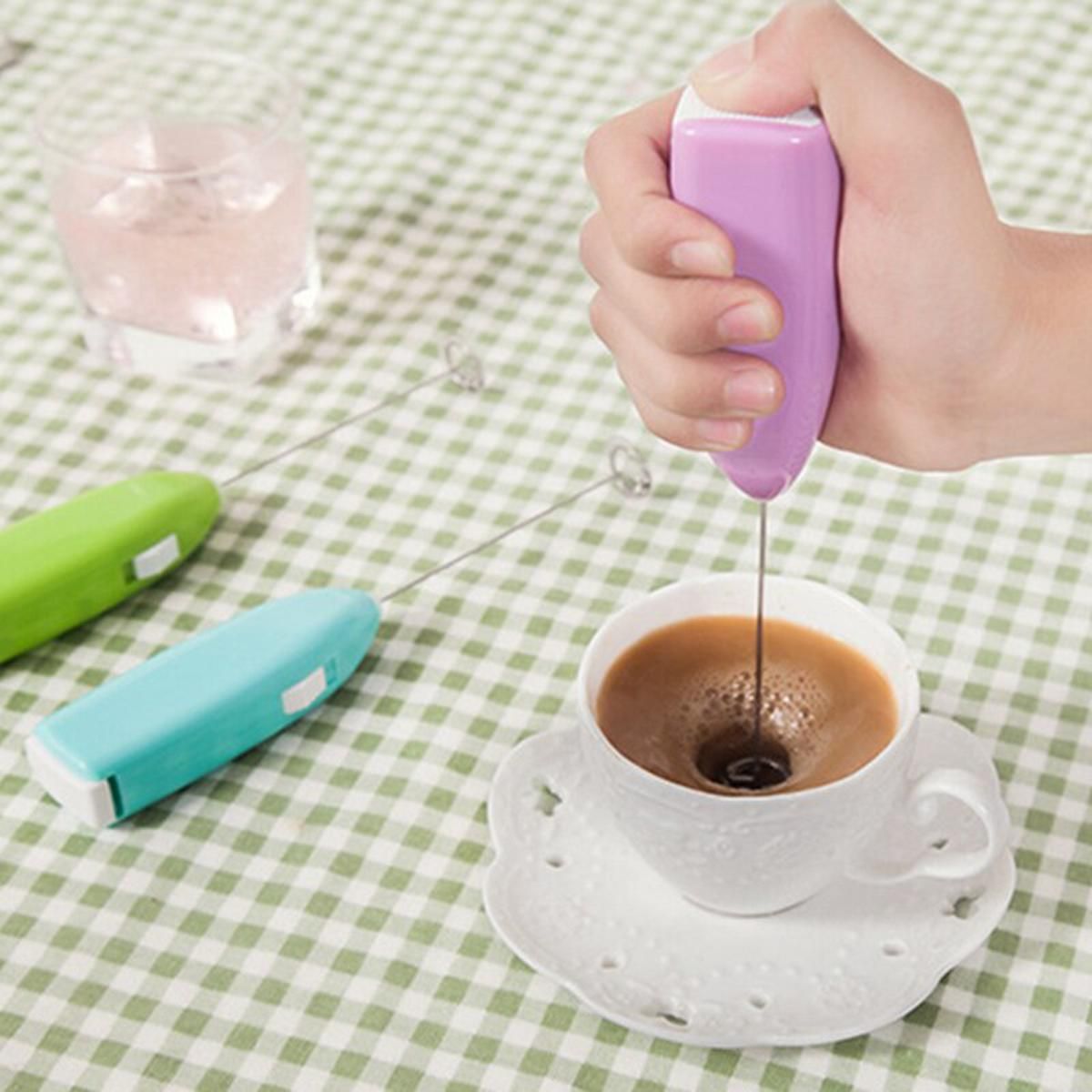 Multipurpose Electric Coffee Beater & Milk Frother | Handheld Mini Blender & Egg Whisk (Portable, Random Color) View Gallery - Pakistan