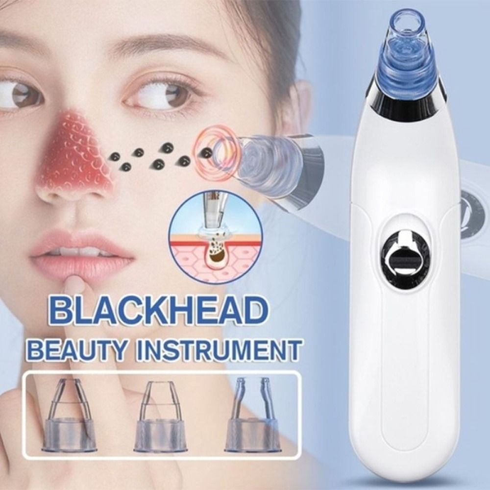 Derma Suction Pore Cleaning Device With Powerful Vacuum Action Gently Removes Dirt, Oil, And Blackheads, Leaving Skin Clean, Smooth, And Refreshed (Cell Operated) View Gallery - Pakistan