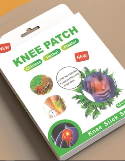 Herbal Knee Pain Relief Patch – Heat Therapy For Joint &amp; Muscle Comfort, Natural Ingredients (Pack Of 10 Pcs)