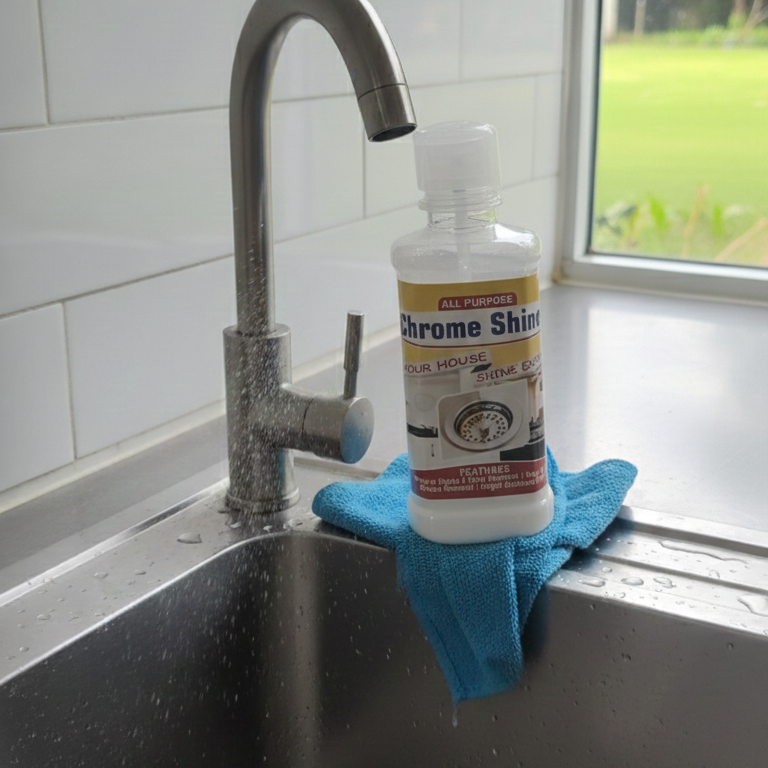 All Purpose Chrome Shine Cleaner 200ml – Powerful Stain, Rust And Grease Removal For Bright And Shiny Stainless Steel Surfaces View Gallery - Pakistan