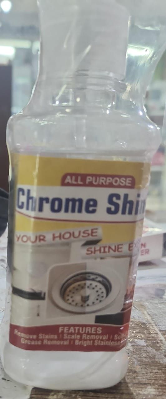 All Purpose Chrome Shine Cleaner 200ml – Powerful Stain, Rust And Grease Removal For Bright And Shiny Stainless Steel Surfaces View Gallery - Pakistan