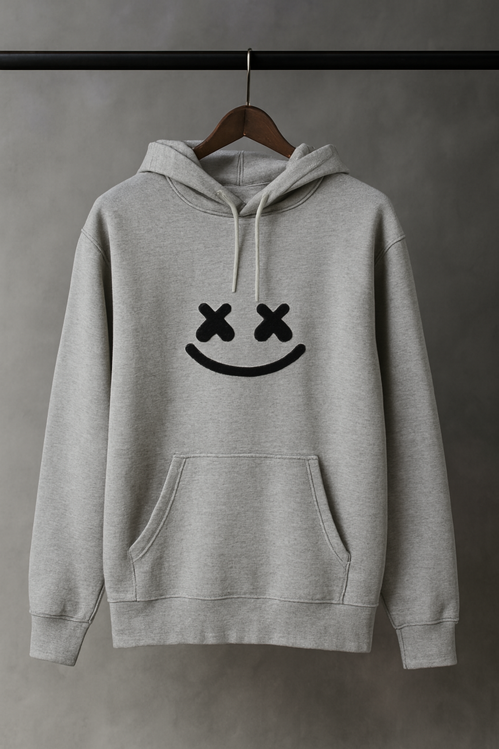 New Summer Collection Full Grey Hoodie  Printed For men And Boys View Gallery - Pakistan