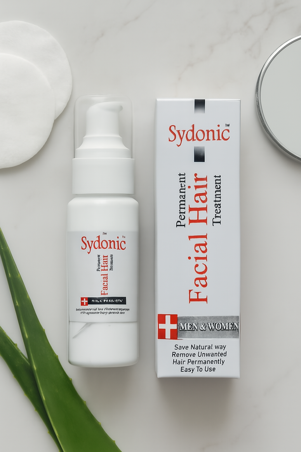 Sydonic Permanent Facial Hair Treatment – 30ml for Men &amp; Women