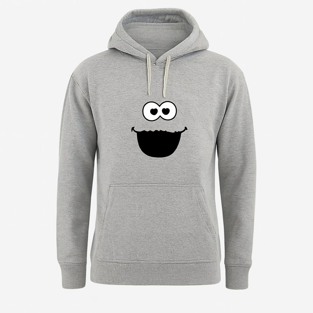 New Summer Collection Full Grey Hoodie Emoji Printed For Men And Boys View Gallery - Pakistan