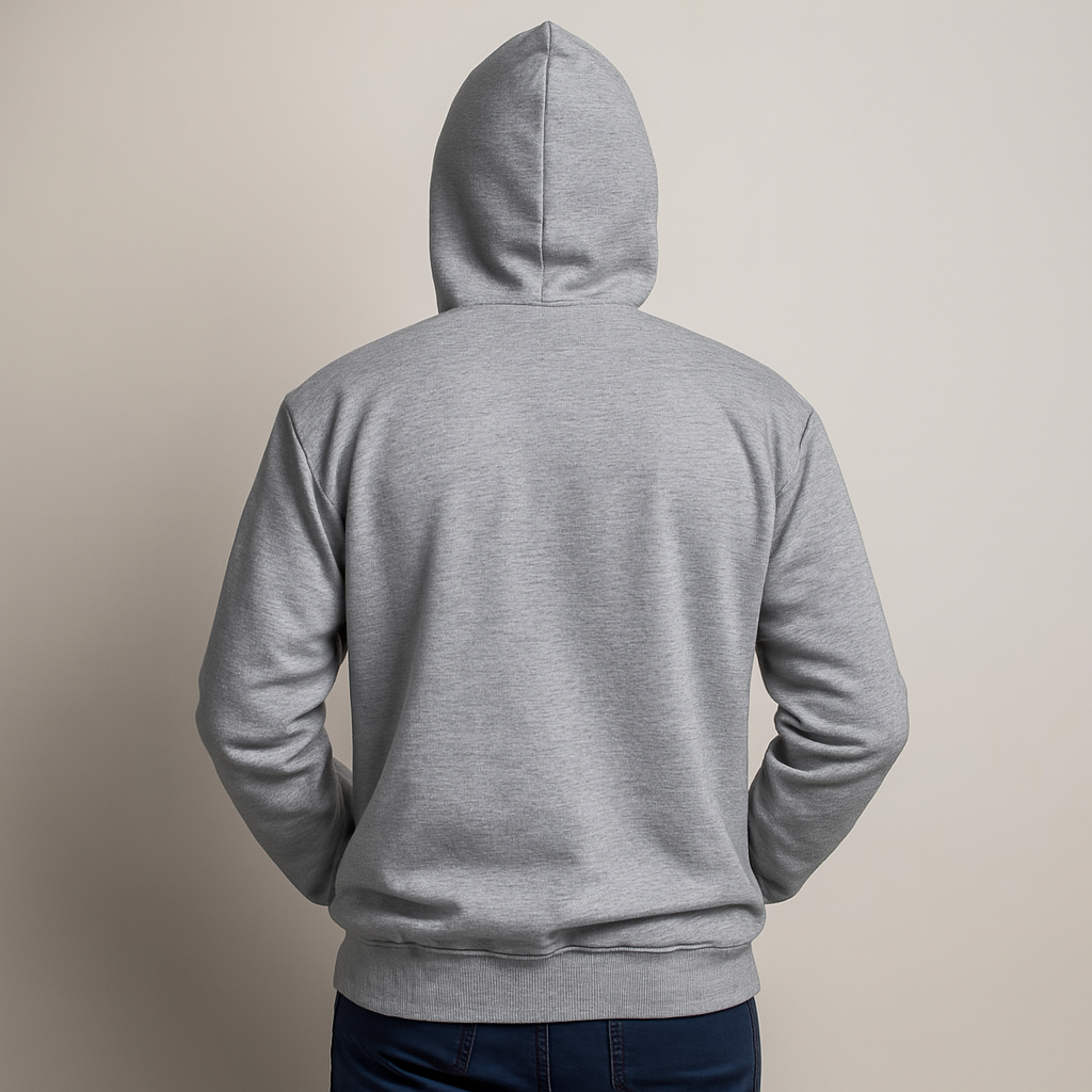 New Summer Collection Full Grey Hoodie Emoji Printed For Men And Boys View Gallery - Pakistan