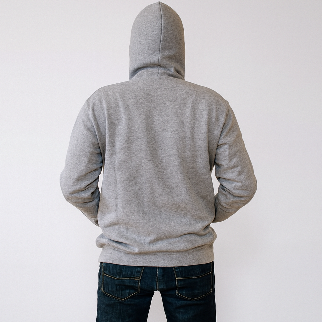 New Summer Collection Full Grey Hoodie ghost Printed For Men And Boys View Gallery - Pakistan