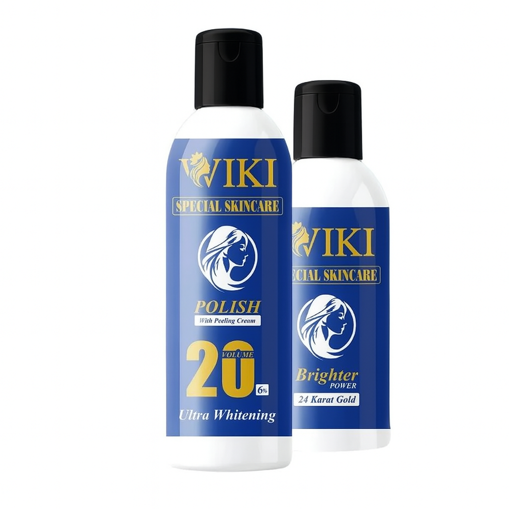 VIKI Special Skincare Brighter & 2 In 1 Polish With Peeling Cream – Ultra Whitening View Gallery - Pakistan