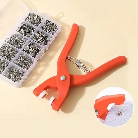 Heavy Duty Eyelet Punch Plier Tool | DIY Fabric, Leather & Craft Hole Punching Tool View Gallery - Pakistan