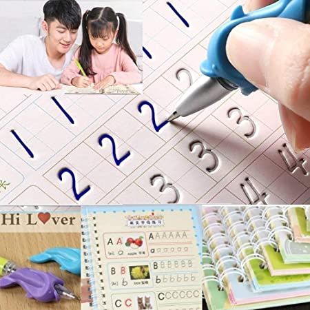 Sank Magic Practice Copybook Set – 4 Books + 10 Refills with Pen for Kids View Gallery - Pakistan