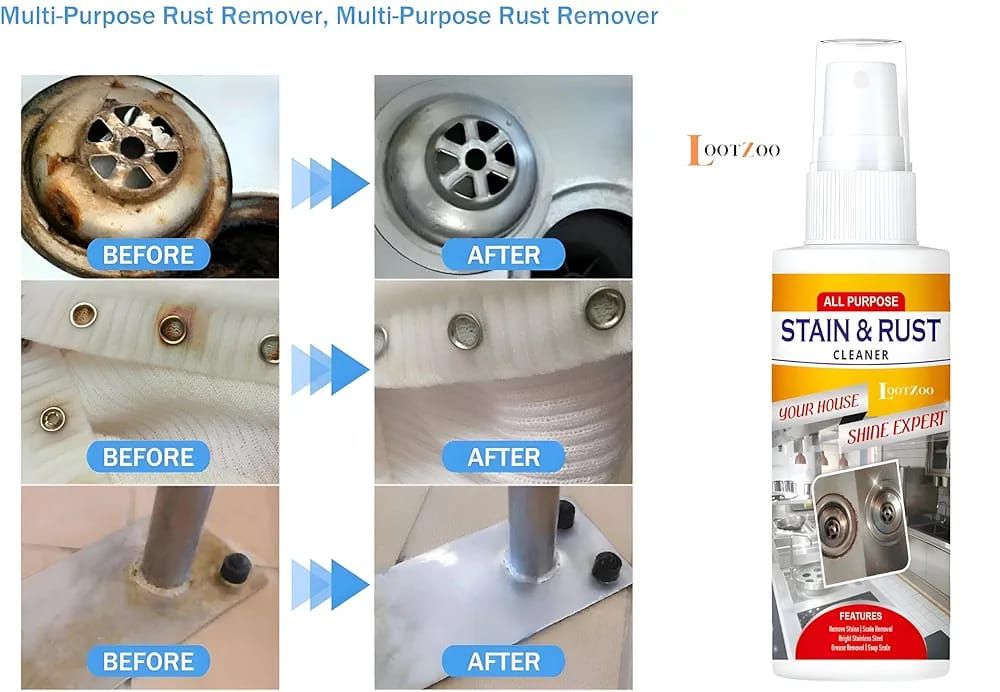 All Purpose Stain & Rust Cleaner – Powerful Multi-Surface Rust Remover with 100% Guaranteed Results - 30ML View Gallery - Pakistan