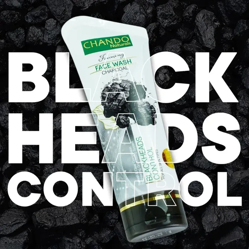 CHANDO Naturals Foaming Face Wash Charcoal – Deep Cleansing & Blackhead Control View Gallery - Pakistan