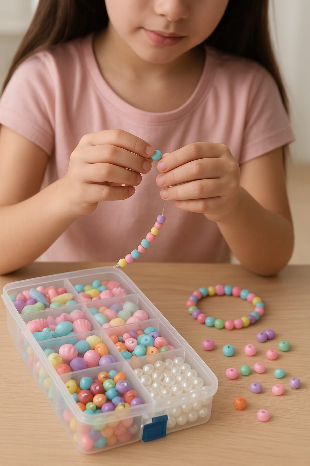 Colorful DIY Beads Kit – Multi-Shape & Multi-Color Jewelry Making Beads Set for Bracelets, Necklaces, and Creative Crafts View Gallery - Pakistan