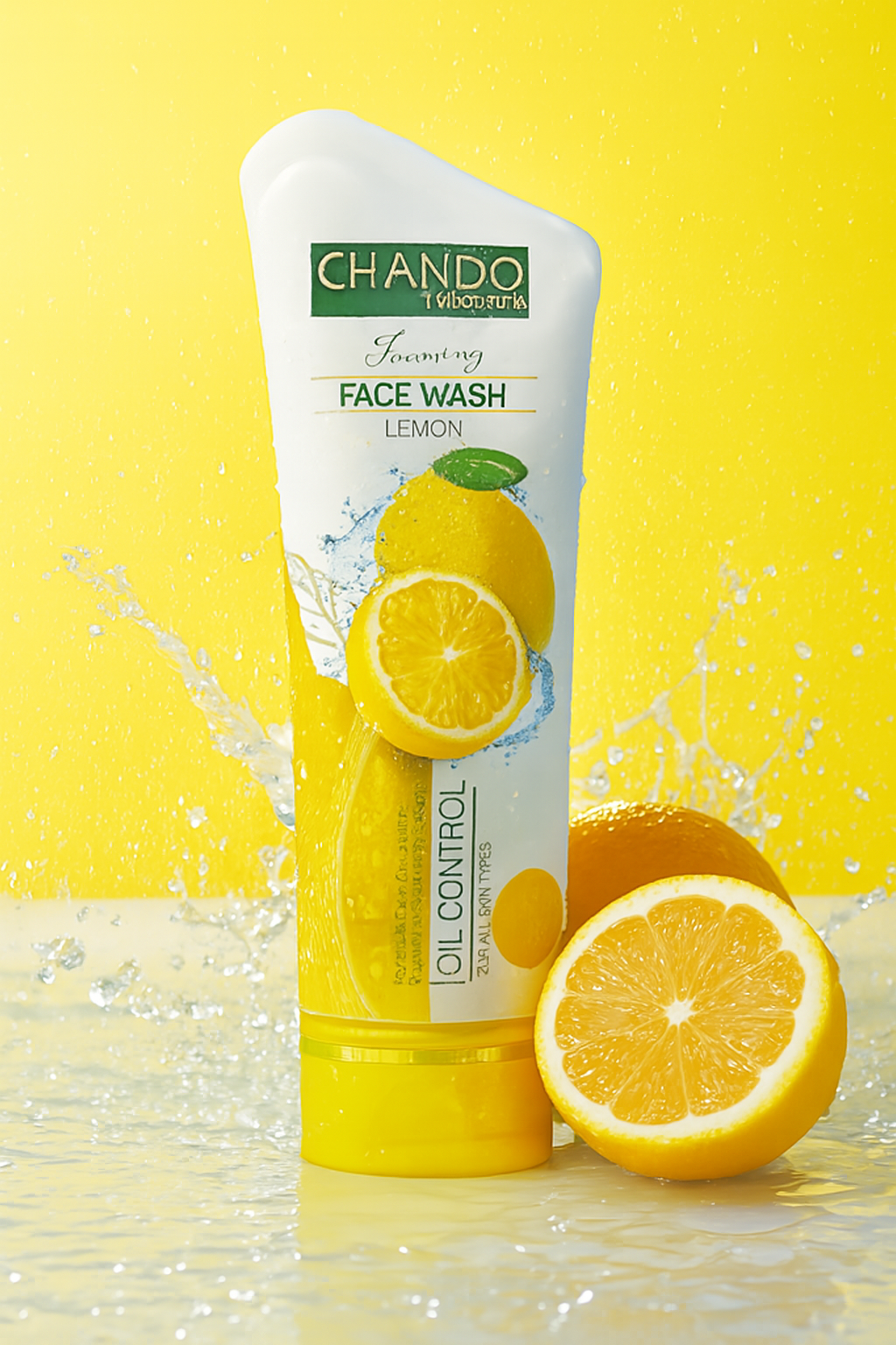 Chando Natural Foaming Face Wash Lemon – Oil Control & Refreshing Cleanser for All Skin Types (100g) View Gallery - Pakistan