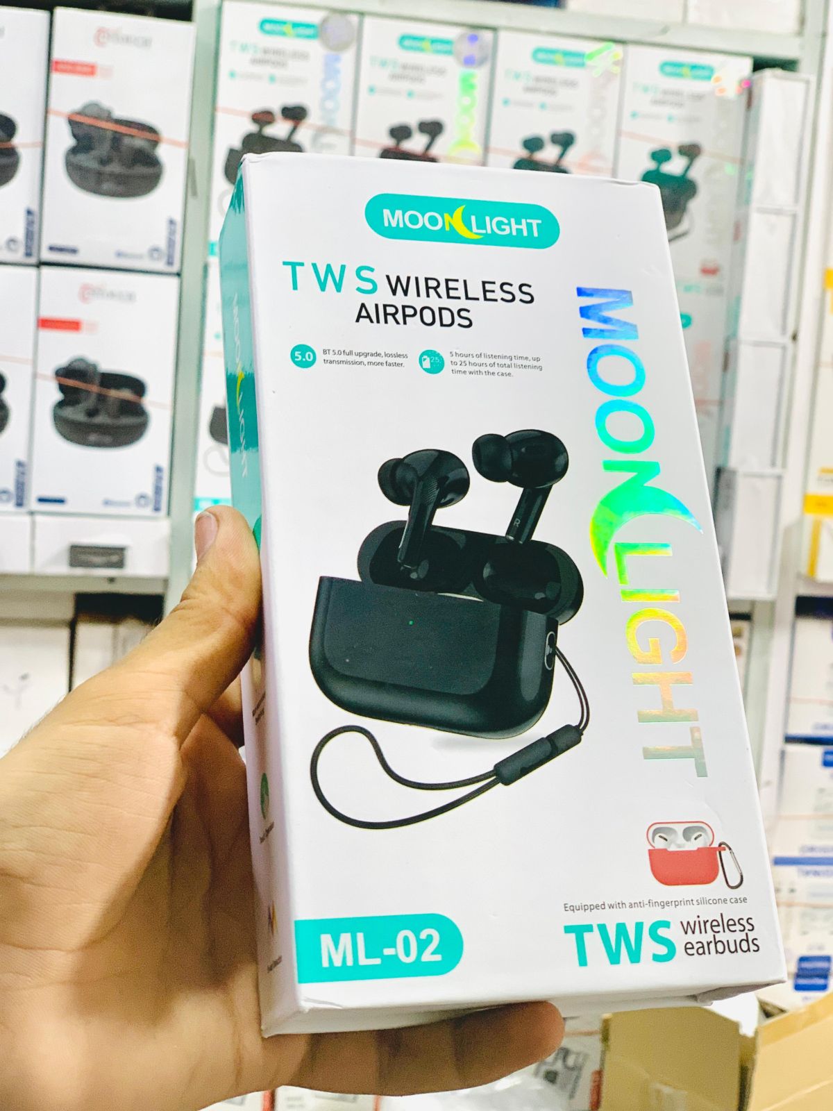 Moonlight New Model Bluetooth AirPods Pro 2 With Magnetic Design Wireless Charging Case Buzzer Volume Control Big Battery And Bluetooth Pouch View Gallery - Pakistan