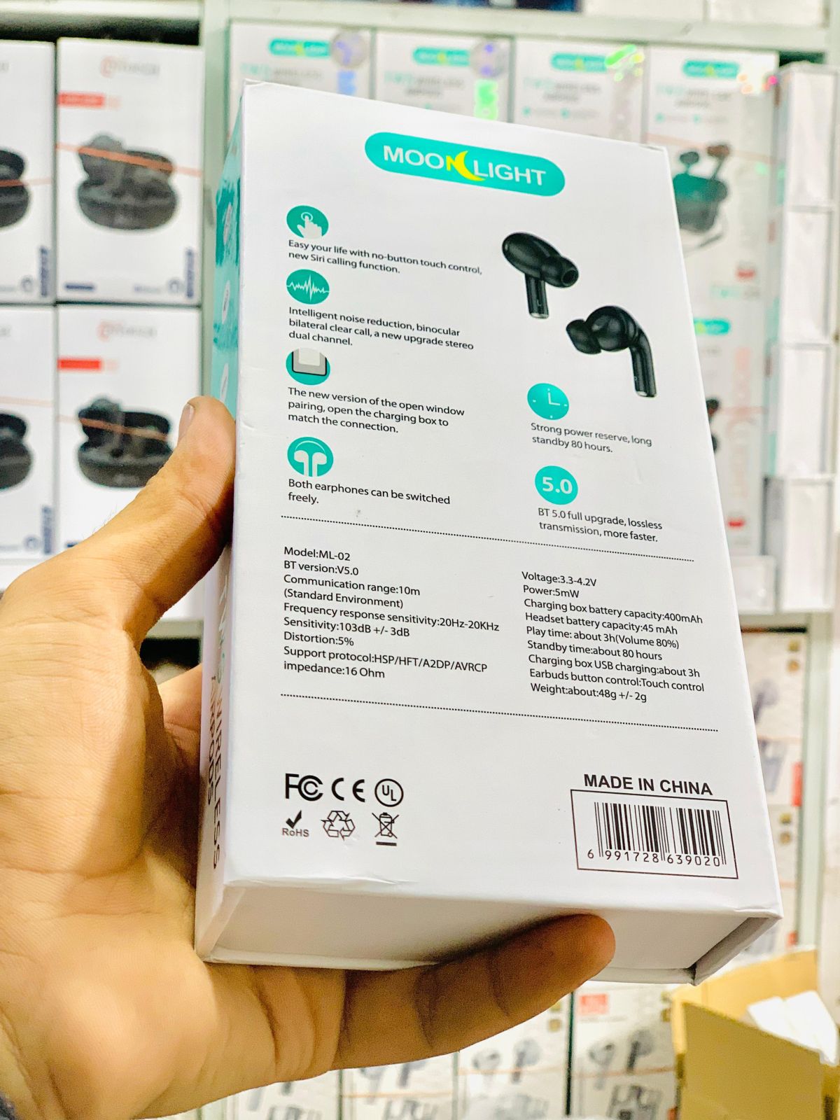 Moonlight New Model Bluetooth AirPods Pro 2 With Magnetic Design Wireless Charging Case Buzzer Volume Control Big Battery And Bluetooth Pouch View Gallery - Pakistan