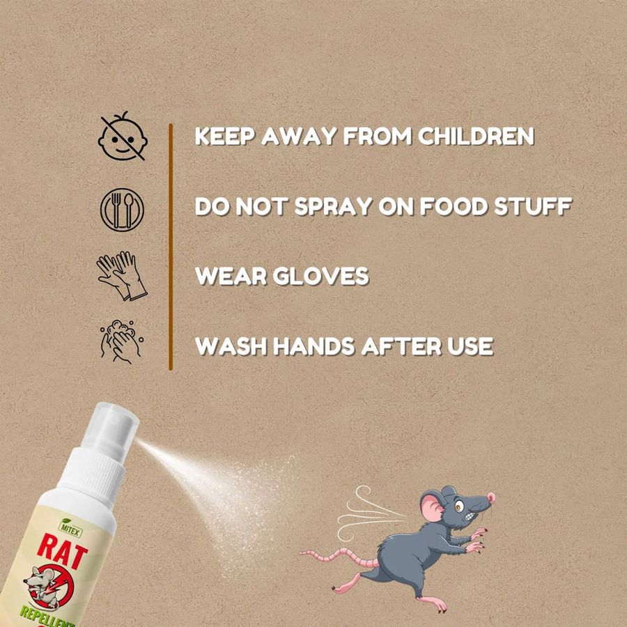 Rat Repellent Spray – Protects Car Wires & Engine, Home & Office Use, Long-Lasting (50ml) View Gallery - Pakistan