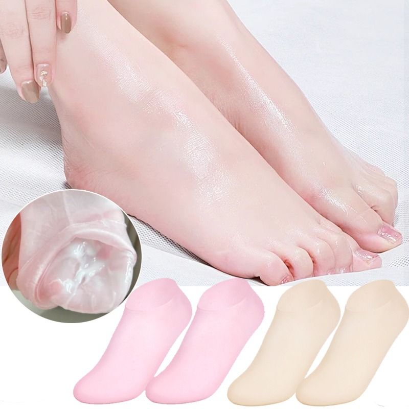 High Quality Silicone Foot Care Socks – Anti-Cracking Moisturizing Gel Socks 62gram (1 Pair) View Gallery - Pakistan