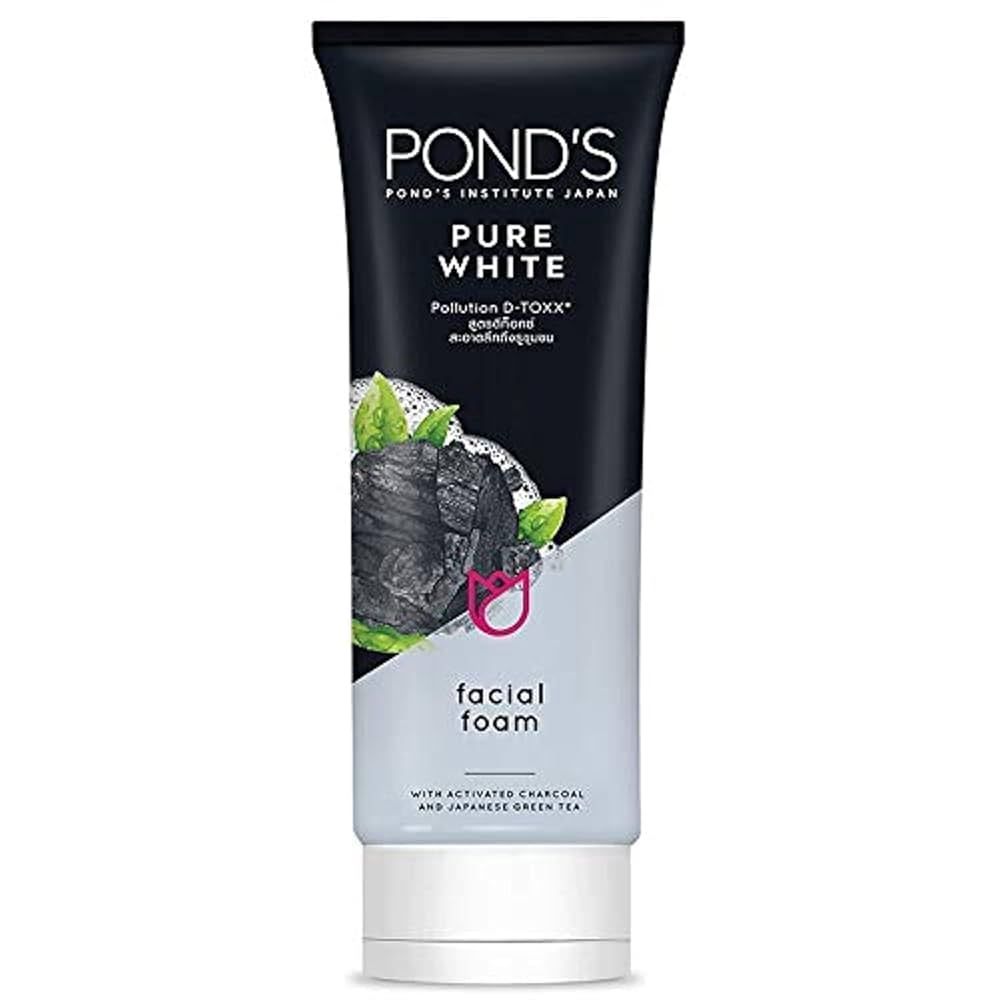 Pond’s Pure White Face Wash with Activated Charcoal – Deep Cleansing & Brightening Daily Face Cleanser (100g) View Gallery - Pakistan