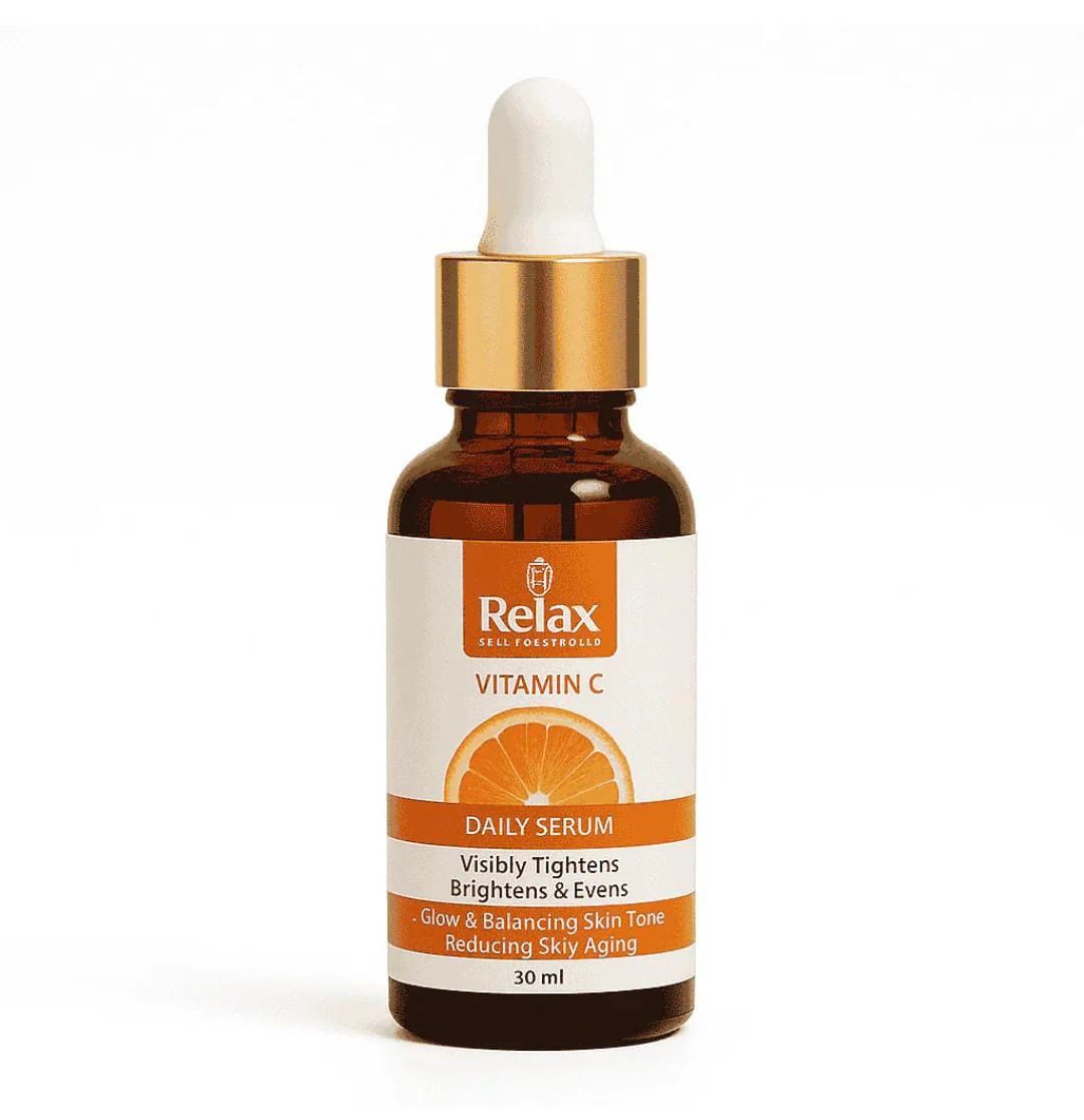 Relax Vitamin C Daily Serum – Glow And Radiance In Every Drop With Brightening Anti Aging Hydration Formula For Healthy Skin – Net Quantity 30ml View Gallery - Pakistan