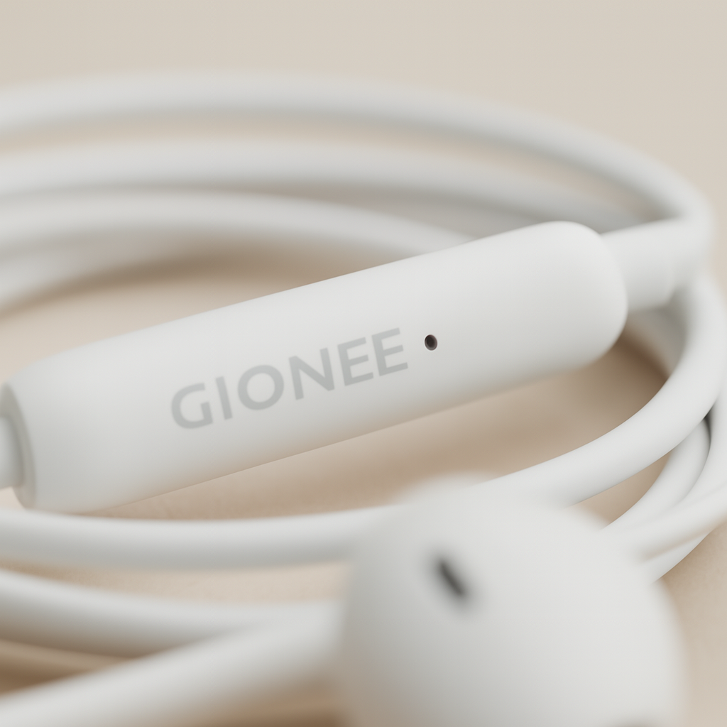 Gionee Original Handsfree – High Bass Quality Wired Earphones with Mic & 3.5mm Jack View Gallery - Pakistan