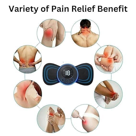 Wireless EMS Mini Body Massager – Portable Butterfly Massager & Pain Relief View Gallery - Pakistan